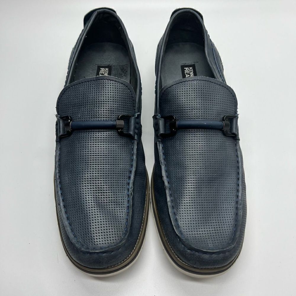 Kenneth Colereaction  Mens Blue SlipOns Size 115 M